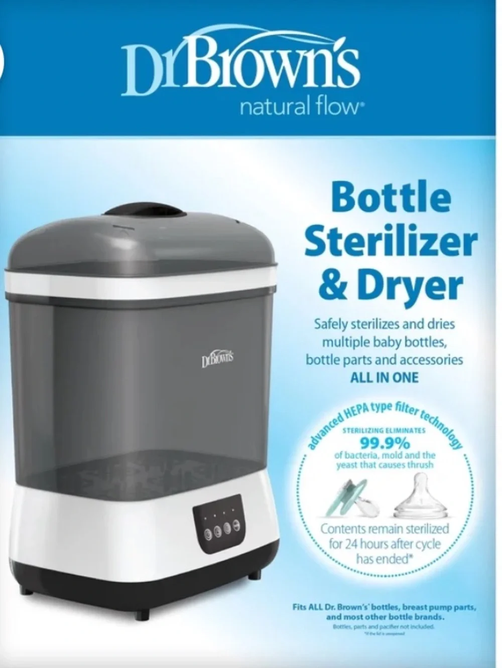 Dr.Browns Bottle Sterilizer and Dryer. Brand New!!